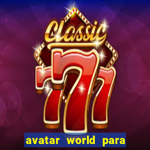 avatar world para imprimir e colorir